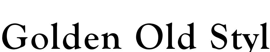 Golden Old Style Bold Font Download Free