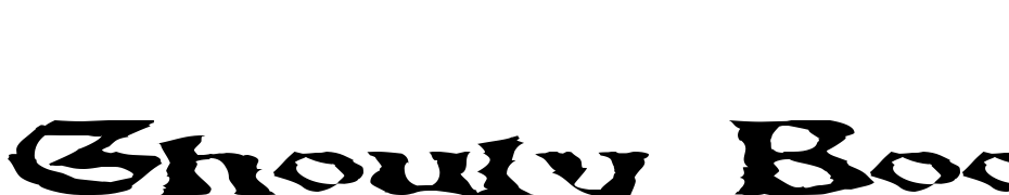 Ghouly Booly Font Download Free