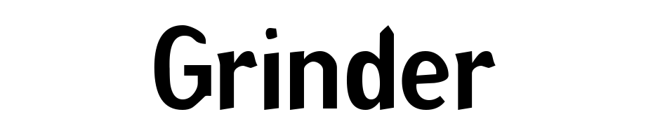 Grinder Font Download Free
