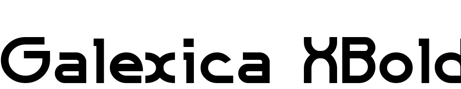 Galexica XBold Bold Font Download Free