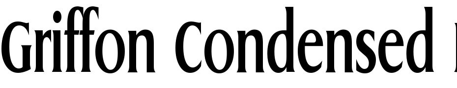 Griffon Condensed Bold Font Download Free