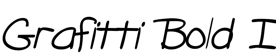 Grafitti Bold Italic Fuente Descargar Gratis
