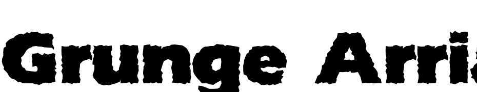 Grunge Arrias Black Font Download Free