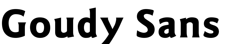 Goudy Sans Bold Font Download Free
