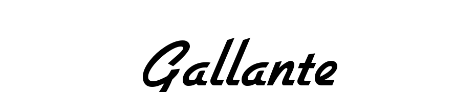 Gallante cкачати шрифт безкоштовно