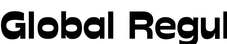 Global Regular cкачати шрифт безкоштовно