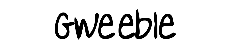 Gweeble Font Download Free