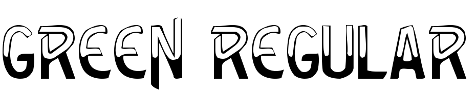 Green Regular Font Download Free
