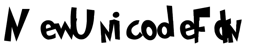 New Unicode Font Yazı tipi ücretsiz indir