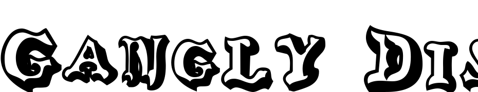 Gangly Display Caps Bold Font Download Free