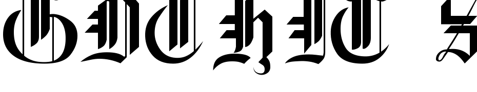 Gothic Straight Faced, 16th C. Font Download Free