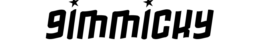 Gimmicky Font Download Free