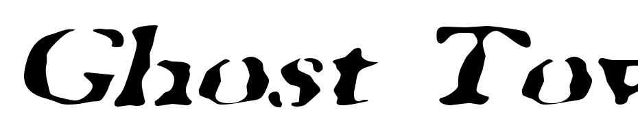 Ghost Town Extended Italic Font Download Free
