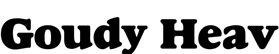 Goudy Heavyface Font Download Free