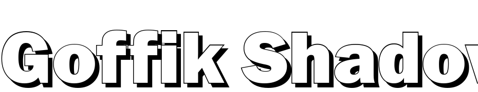 Goffik Shadow Font Download Free