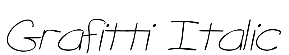 Grafitti Italic Font Download Free