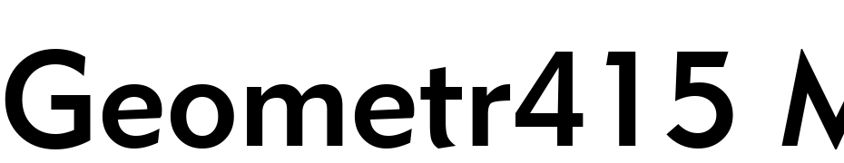 Geometr415 Md BT Medium Font Download Free