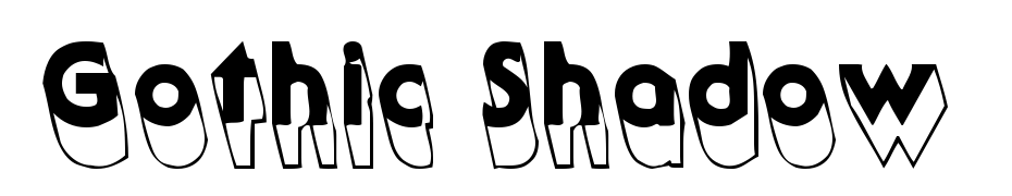 Gothic Shadow Font Download Free