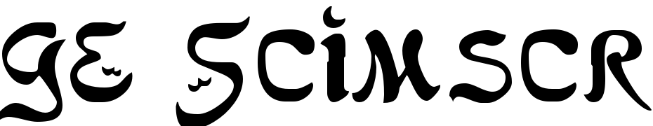 GE Scimscript Font Download Free