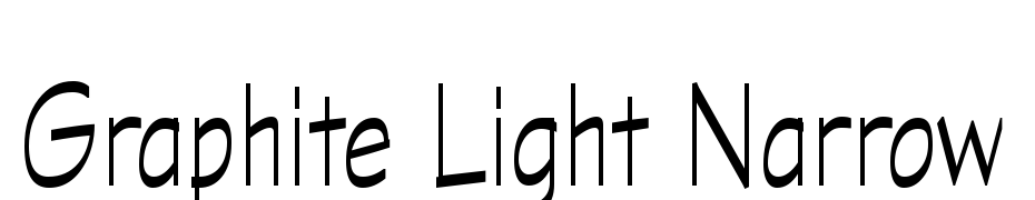 Graphite Light Narrow Font Download Free