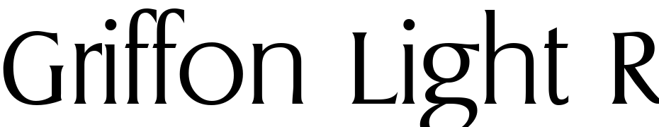 Griffon Light Regular Font Download Free