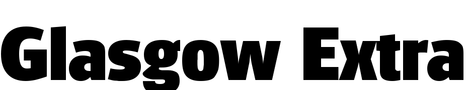 Glasgow Extra Bold Font Download Free