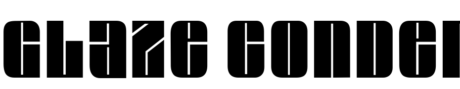 Glaze Condensed Normal Font Download Free