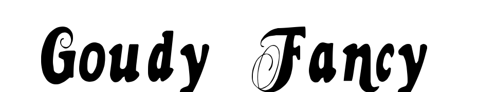 Goudy Fancy Font Download Free