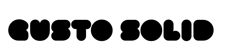 Gusto Solid Font Download Free