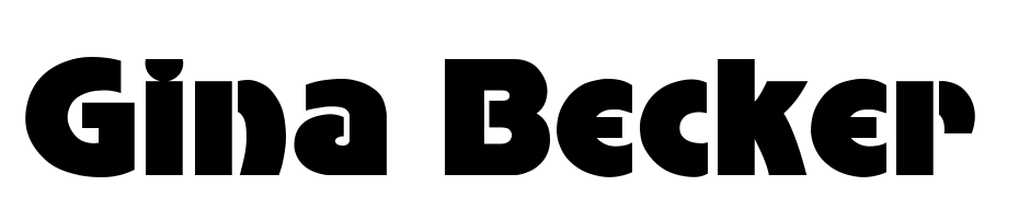 Gina Becker Font Download Free