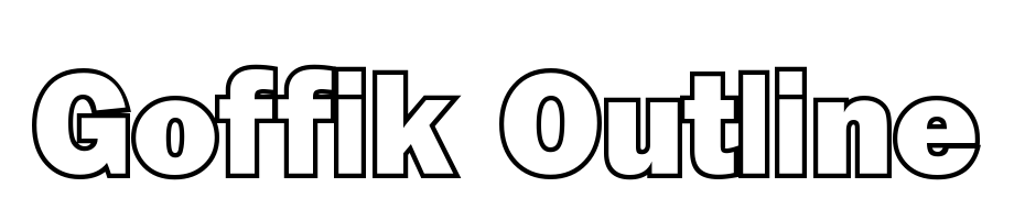 Goffik Outline Font Download Free
