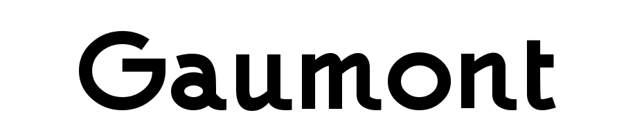 Gaumont Font Download Free