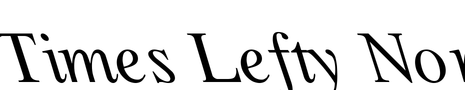 Times Lefty Normal Font Download Free