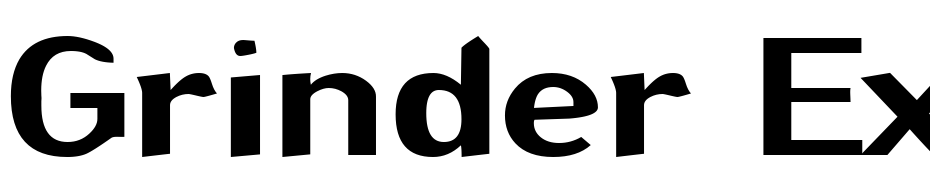 Grinder Extended Font Download Free