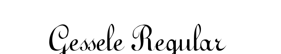 Gessele Regular Fuente Descargar Gratis