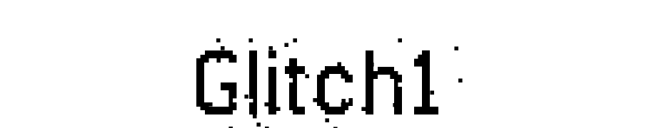 Glitch1 Schrift Herunterladen Kostenlos