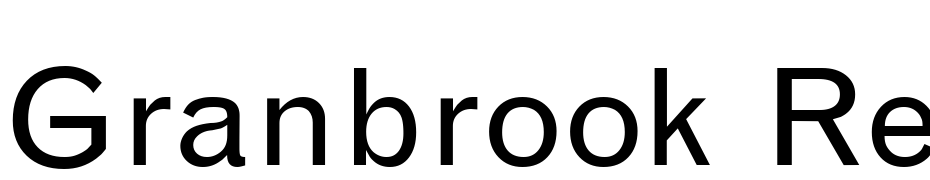 Granbrook Regular Font Download Free