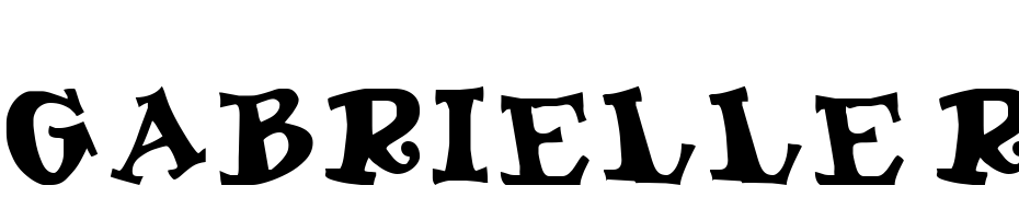 GABRIELLE Regular Font Download Free