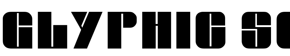 Glyphic Series Regular Font Download Free