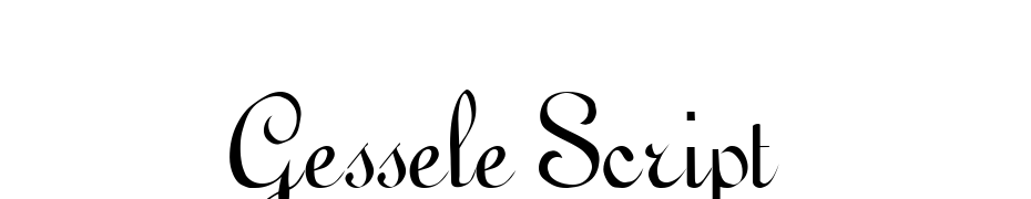 Gessele Script Font Download Free