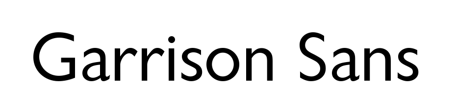 Garrison Sans Font Download Free