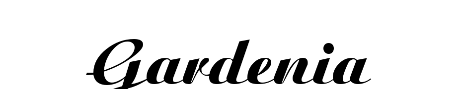Gardenia cкачати шрифт безкоштовно