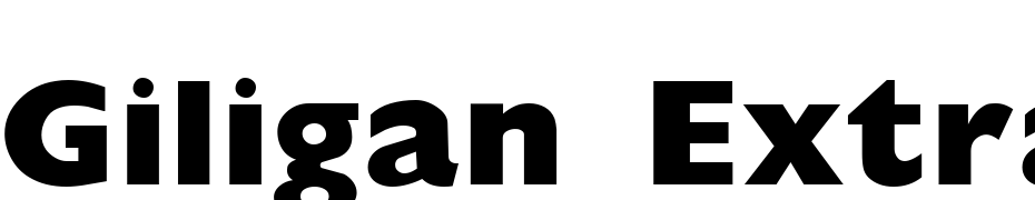 Giligan Extrabold Regular Font Download Free