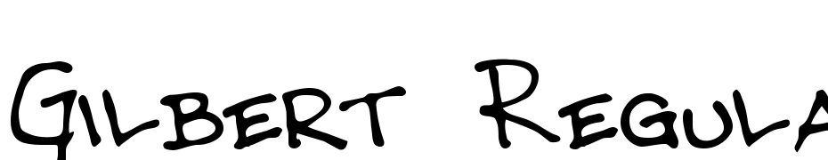 Gilbert Regular Yazı tipi ücretsiz indir