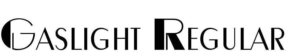 Gaslight Regular Font Download Free