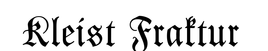 Kleist Fraktur Font Download Free