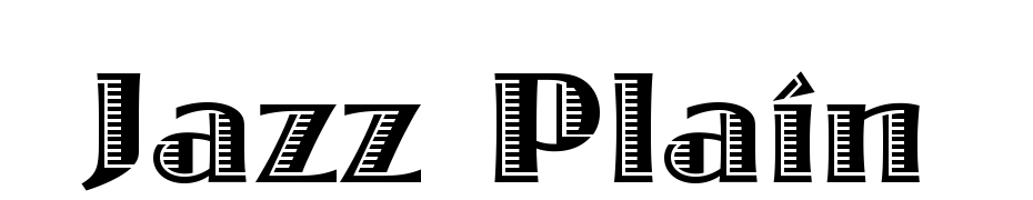 Jazz Plain Font Download Free