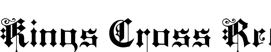 Kings Cross Regular Font Download Free
