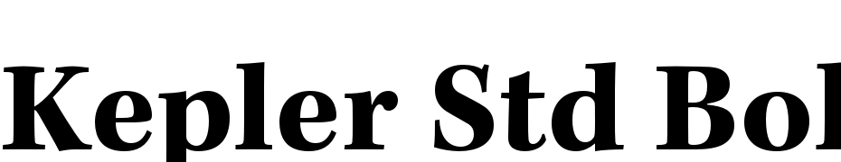 Kepler Std Bold Caption Fuente Descargar Gratis