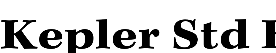 Kepler Std Bold Extended Caption Yazı tipi ücretsiz indir